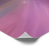 Poster Bébé fille mignonne ailes de papillon violet rose (Coin)