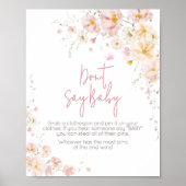 Poster Bébé Fleur Sauvage en Fleur Ne Dis Pas Bébé (Devant)