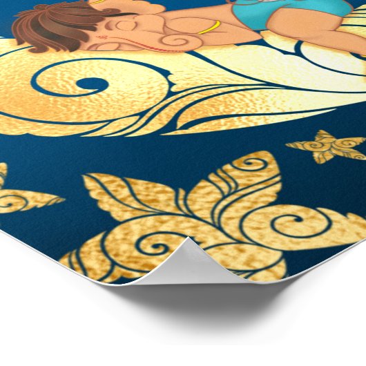 POSTER BÉBÉ GANESHA (Coin)