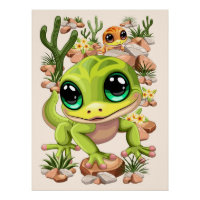 Bébé Geckos jote personnages de dessin
