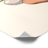 Poster Bébé Geckos jote personnages de dessin (Coin)