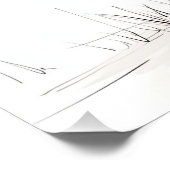 Poster Bébé girafe adorable avec ballon rouge (Coin)