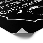 Poster Bébé Halloween Noir Baby Shower Devinez Combien de (Coin)