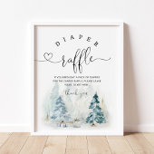 Poster Bébé il fait froid à l'extérieur de la tombola de 