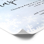 Poster Bébé Il fait froid dehors Bleu Late Night Diapers (Coin)