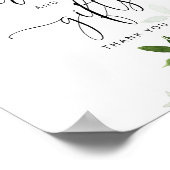 Poster Bébé il fait froid dehors cartes à feuillage persi (Coin)