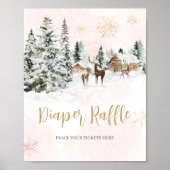 Poster Bébé Il fait froid dehors Fille Raffle de couche d (Devant)