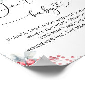 Poster Bébé il fait froid dehors hiver Ne pas dire jeu de (Coin)