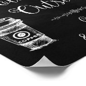 Poster Bébé il fait froid dehors panneau de mariage (Coin)