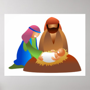 Poster Bébé Jésus