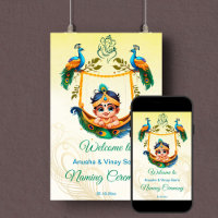 Bébé Krishna Cérémonie de reconnaissance du bercea