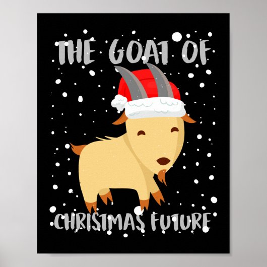 Poster Bébé La Chèvre De Noël Encore À Venir Pun (Devant)