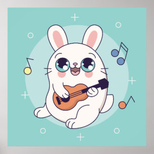 Poster bébé lapin