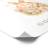 Poster Bébé Lapin à l'aquarelle : Devinez combien pour la (Coin)