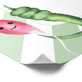 Poster Bébé local - baby shower de bienvenue (Coin)