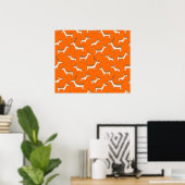Poster Bébé mignon cerf et famille (Bureau à domicile)