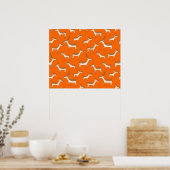 Poster Bébé mignon cerf et famille (Cuisine)
