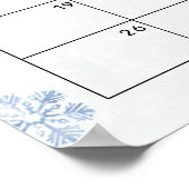 Poster Bébé mignon Cerf hiver Devinez la date d'échéance  (Coin)