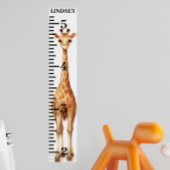 Poster Bébé mignon Giraffe Safari Jungle Animaux