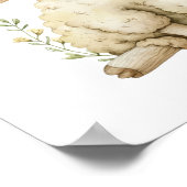 Poster Bébé mignon Mouton animal Stand Tall Nursery Salle (Coin)