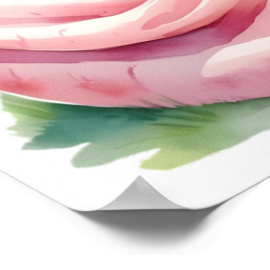 Poster Bébé mignon vache Highland avec fleurs - Agritouri (Coin)