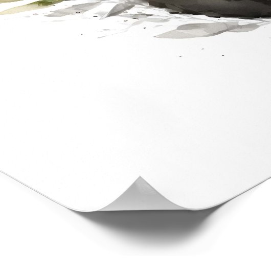 Poster Bébé Ours Panda  (Coin)