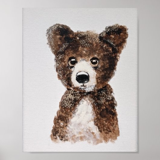 Poster Bébé ourson (Devant)
