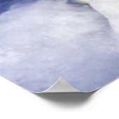 Poster Bébé phoque à harpe glace golfe du Saint-Laurent, (Coin)