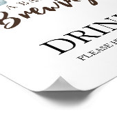 Poster Bébé prépare du café Boissons (Coin)