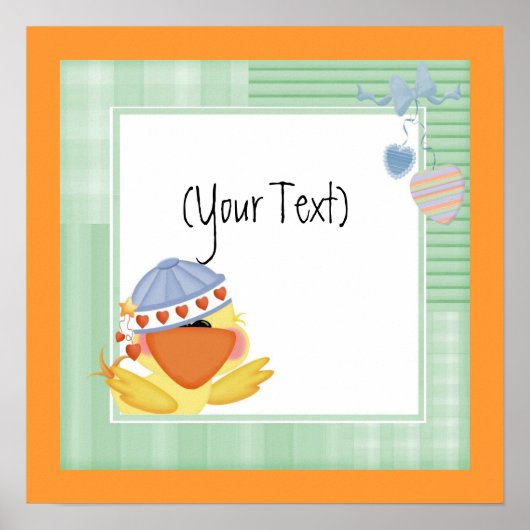 Poster Bébé Quack ups Imprimer (Devant)