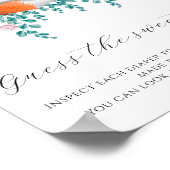 Poster Bébé renard endormi - devinez le doux désordre (Coin)