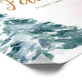 Poster Bébé rose Il fait froid dehors de la nourriture (Coin)