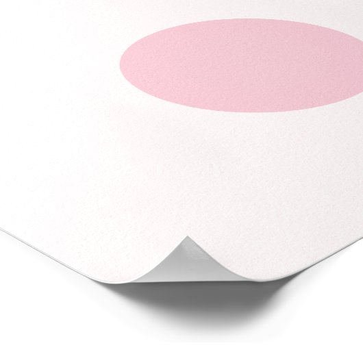 Poster Bébé rose Koala Ours (Coin)