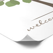 Poster Bébé Signature Arbre - Vert (Coin)