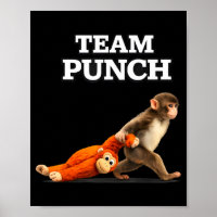 Bébé singe coup de poing mème équipe punch 2026