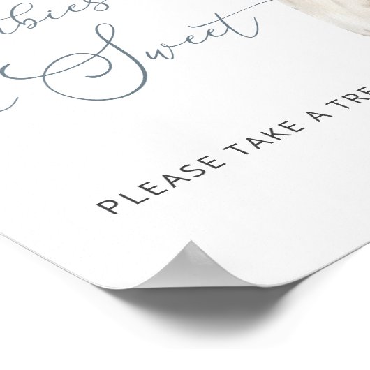 Poster Bébé son froid dehors Les bébés sont doux (Coin)