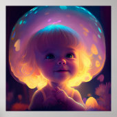 Poster bébé souriant (Devant)