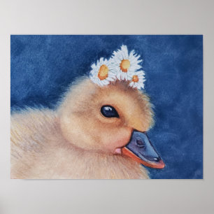 Poster Bébé sucré exceptionnel canard