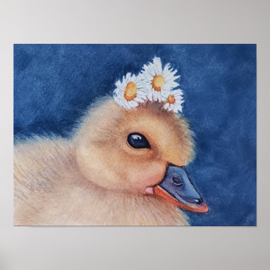 Poster Bébé sucré exceptionnel canard (Devant)