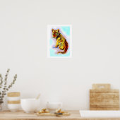 Poster Bébé tigre (Cuisine)