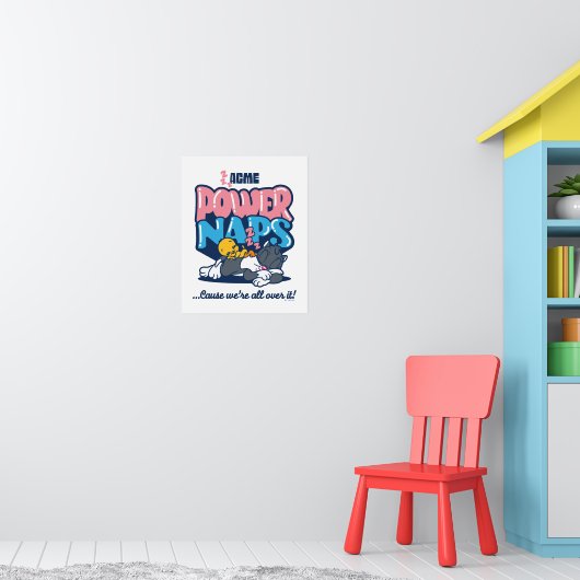 Poster Bébé TWEETY™ & SYLVESTER™ Power Naps (Pépinière 1)