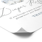 Poster Bébé Vêtements garçon Baby shower de couches Refle (Coin)