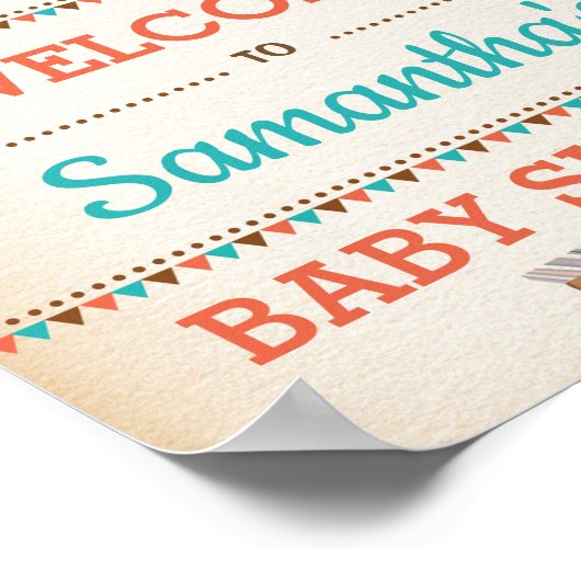 Poster Bébés animaux sauvages de la forêt tribale Un bien (Coin)