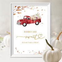 Bébés d'automne à la citrouille sont un signe doux