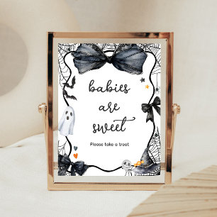 Poster Bébés de Bouh peu effrayants sont un doux signe