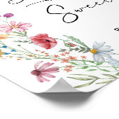 Poster Bébés Fleurs Sauvages sont Douces (Coin)