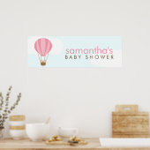 Poster Bébés jumeaux dans une Baby Shower de ballon (Cuisine)