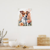 Poster Bébés mignons animaux | Jack Russell Terrier Puppy (Cuisine)