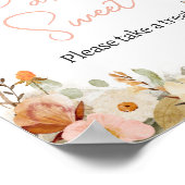 Poster Bébés Papillon Fleur Sauvage sont Mignons (Coin)
