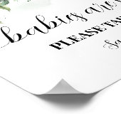 Poster Bébés sont doux Prenez un gâteau vert Douche signe (Coin)